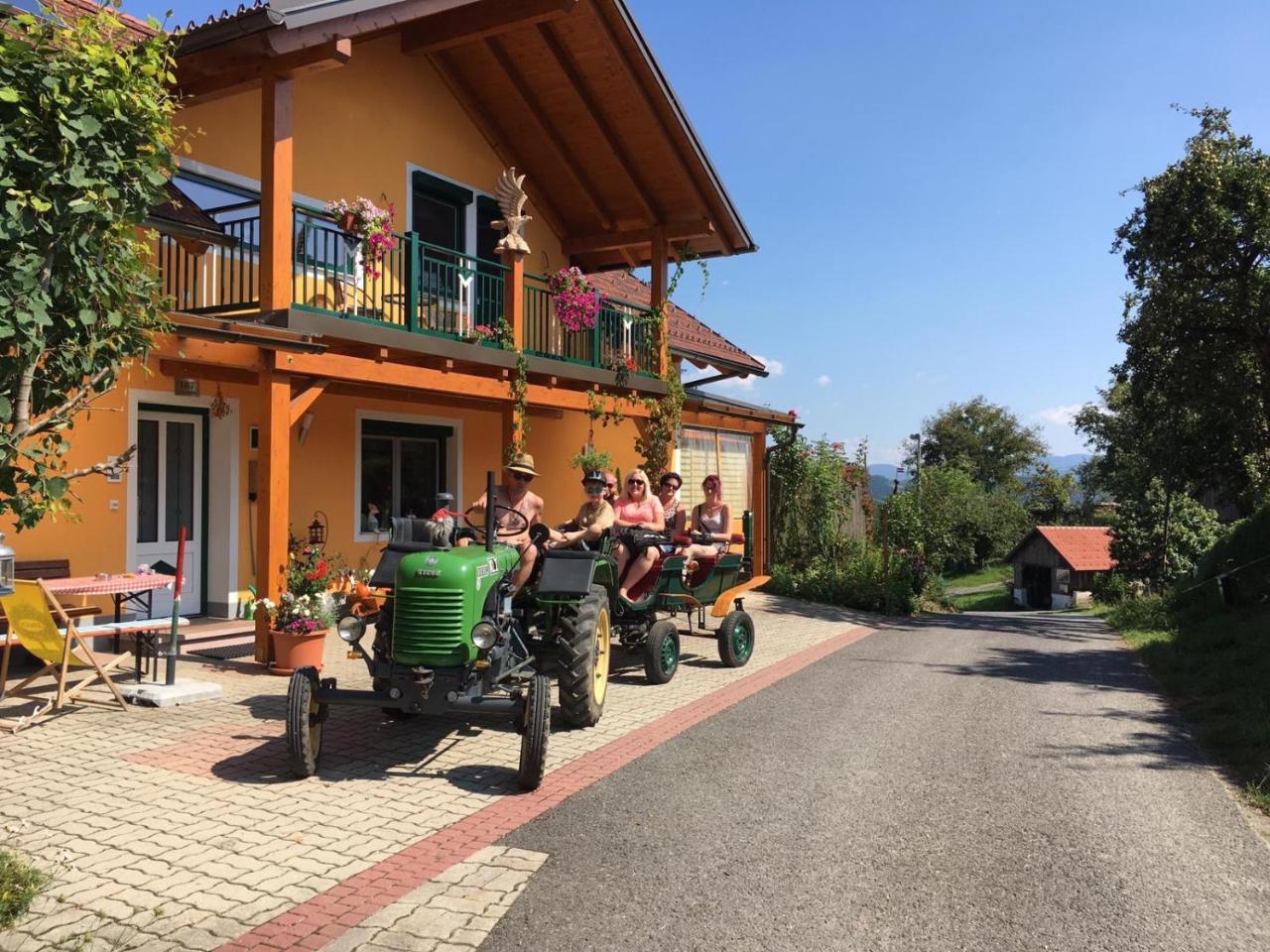 Gaestehaus Schmid Sankt Johann im Saggautal エクステリア 写真